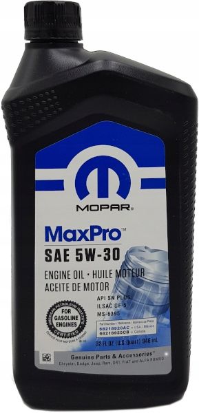 Mopar 5w30 946ml sp, gf-6a 68518204AA