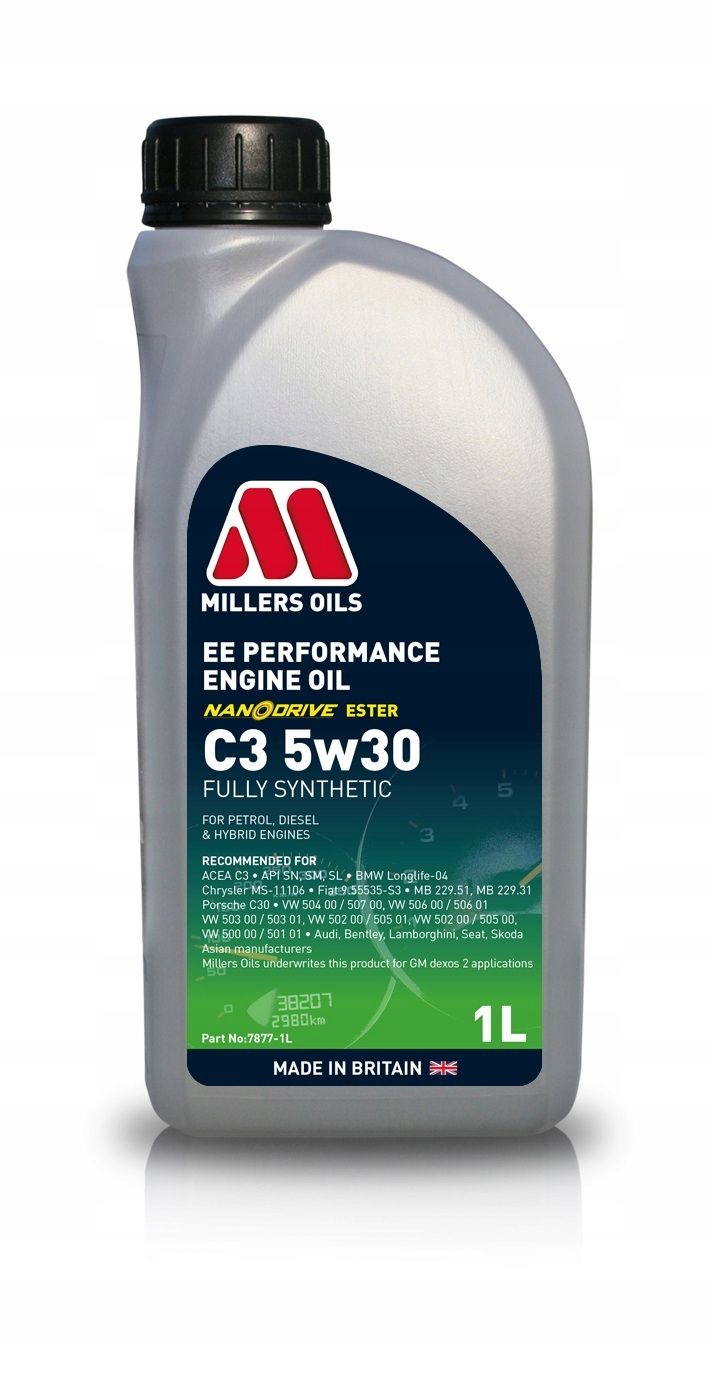 Millers ee performance 5w30 1l c3 - MILLERS OILS 7877-1