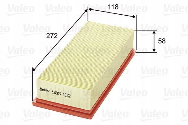 Filtr powietrza - VALEO 585102