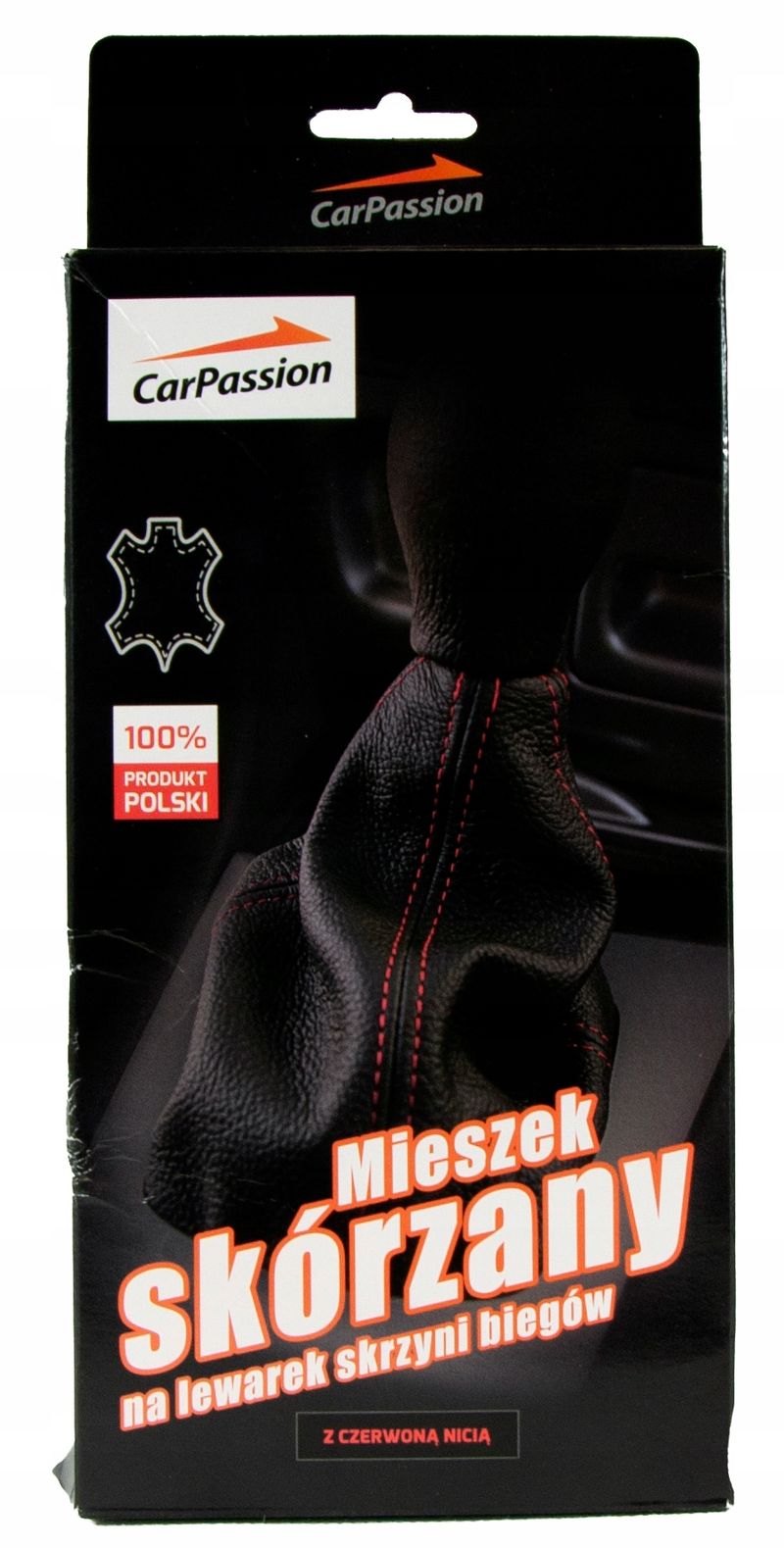 Mieszek na lewarek czarny czerwona nic - CARPASSION CPA10055