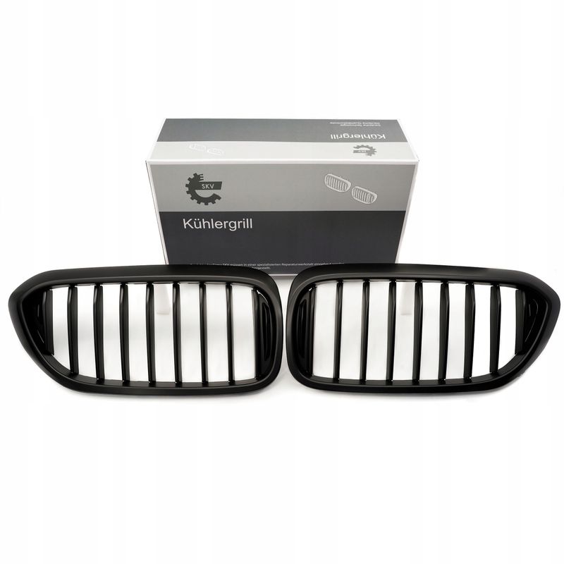 Grill bmw pojedyncza listwa, czarny mat, bmw 5 g30 - SKV ESEN 66SKV199