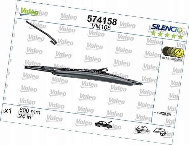 Pioro wycier 600 szkielet vm108 perform - VALEO 574158
