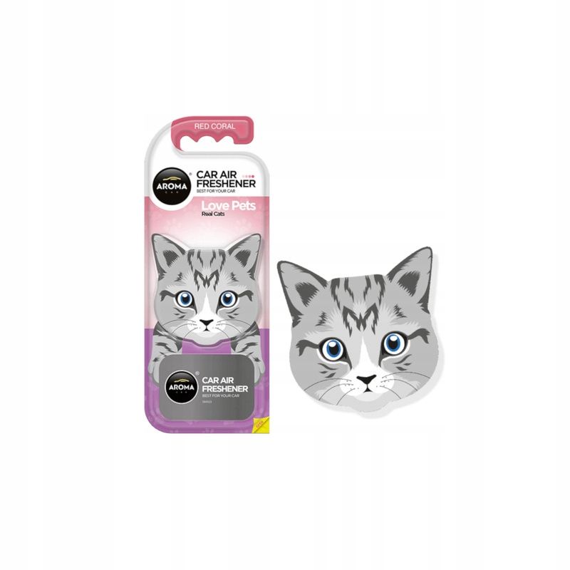 Zapach aroma car real cats red coral PARMTMP102869