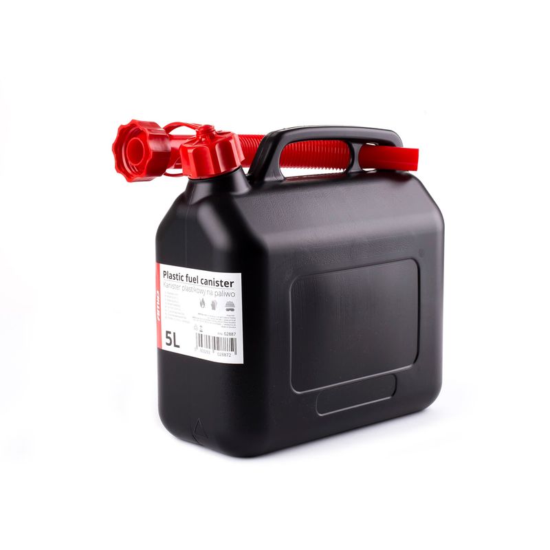 Kanister plastikowy, czarny 5l - AMIO AMI02887