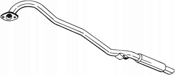 Tłumik układu wydechowego tył - BOSAL BOS278-551