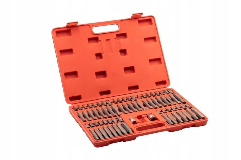 Zestaw 74 kluczy hex torx spline - GROSLEY SATGR51026