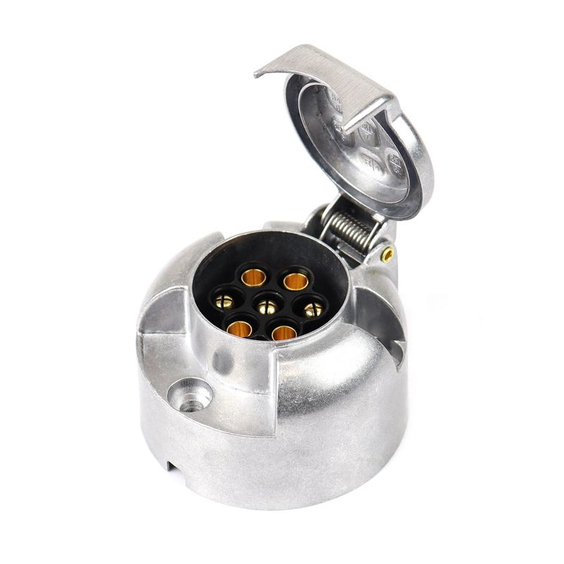 Gniazdo elektr haka aluminiowe 7 pin - AMIO AMI01257