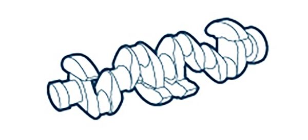 Wał korbowy - OE 01 0300 651000