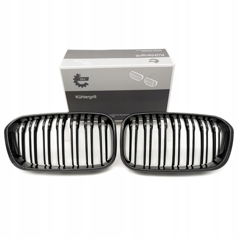 Grill bmw podwójna listwa, kolor carbon, bmw 1 f20 - SKV 66SKV019