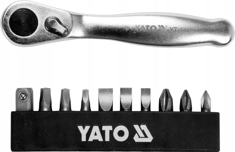 Zestaw Bitów z Grzechotką 1/4 11SZT. - YATO YATYT-14390