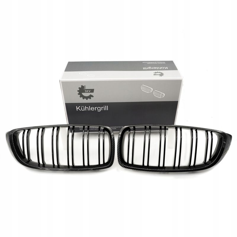 Grill bmw podwójna listwa, kolor carbon, bmw 4 f32 - SKV 66SKV151
