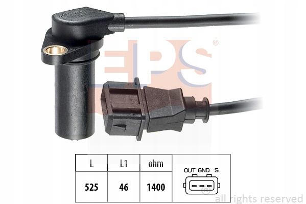 Czujnik poŁoŻenia waŁu korb. audi a4 94- - EPS 1.953.068