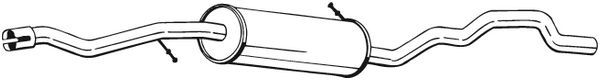 Tłumik układu wydechowego środkowy - BOSAL BOS288-305