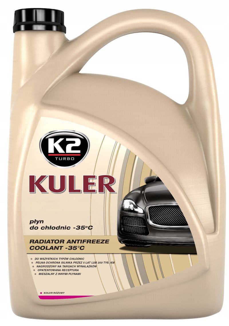 Płyn do chłodnic kuler 5l konc rozowy - K2 MELLE MELT215R