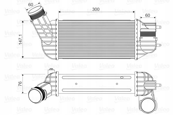Intercooler ci/ds/pe - VALEO 818345