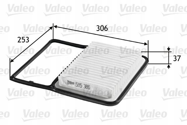Filtr powietrza - VALEO 585386
