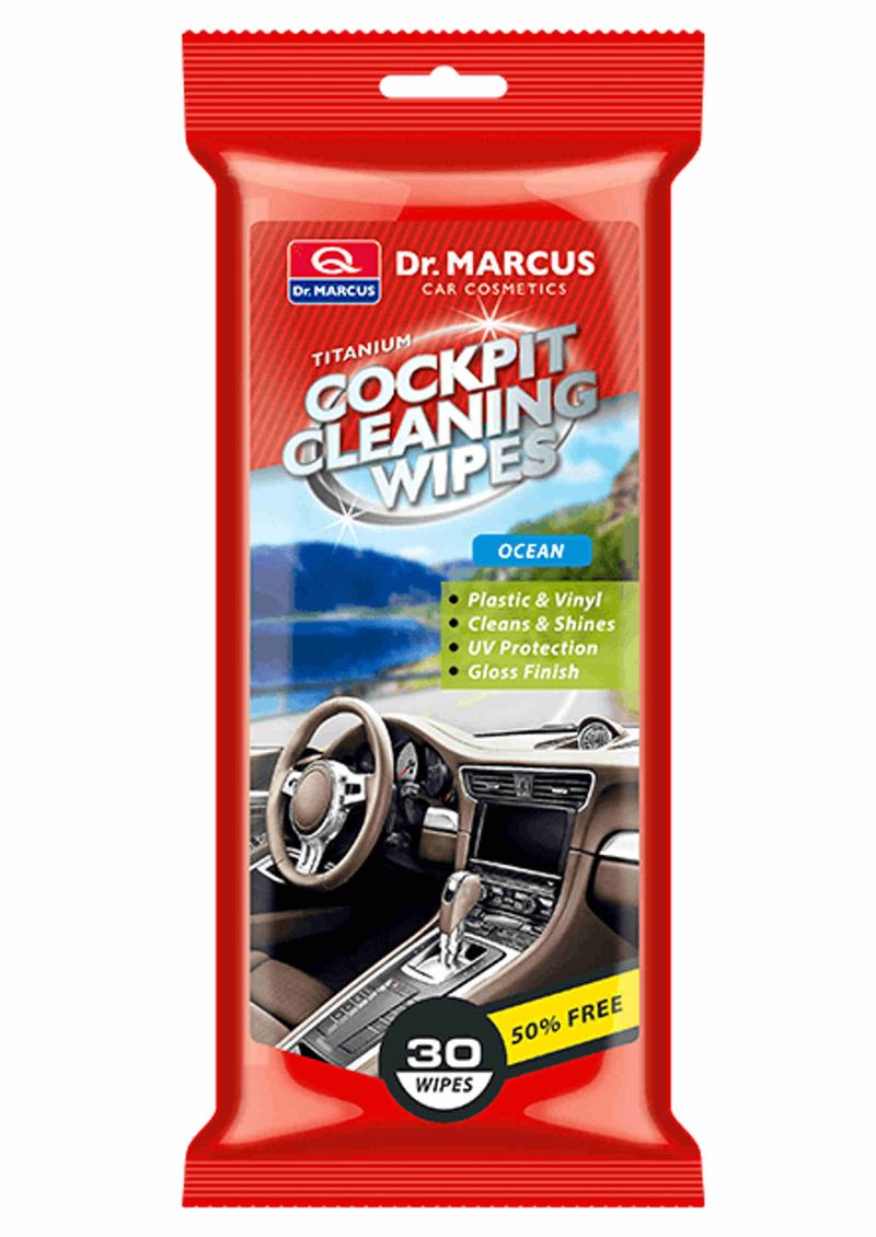 Chusteczki do kokpitu 30szt. ocean - DR.MARCUS DRMCHUSTKOKOC