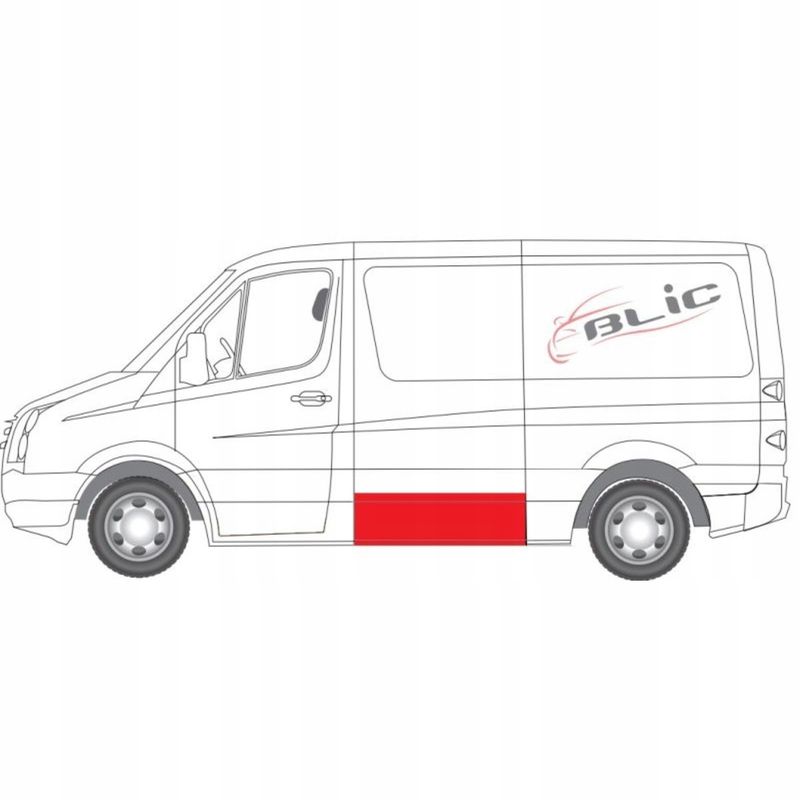 Poszycie ściany bocznej - BLIC 6505-06-3548011P