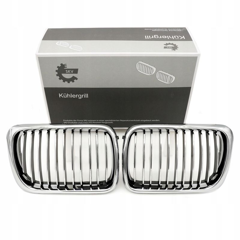Grill bmw pojedyncza listwa, chrom, bmw 3 e36 facelift - SKV 66SKV052