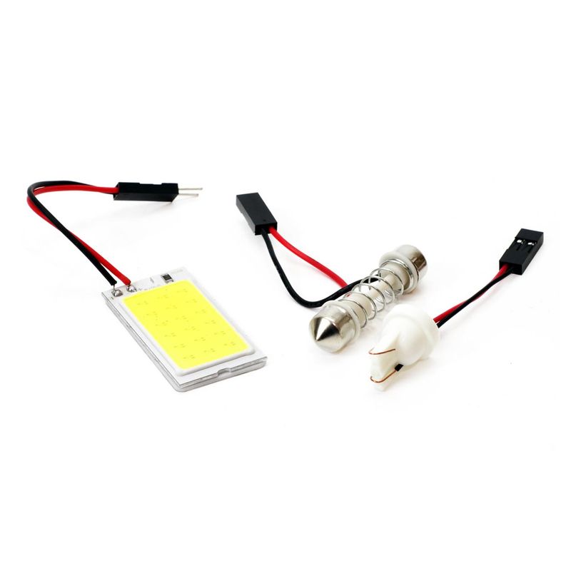 Żarówki LED CLASSIC T10 W5W C5W COB 12V panel moduł - AMIO AMI01621