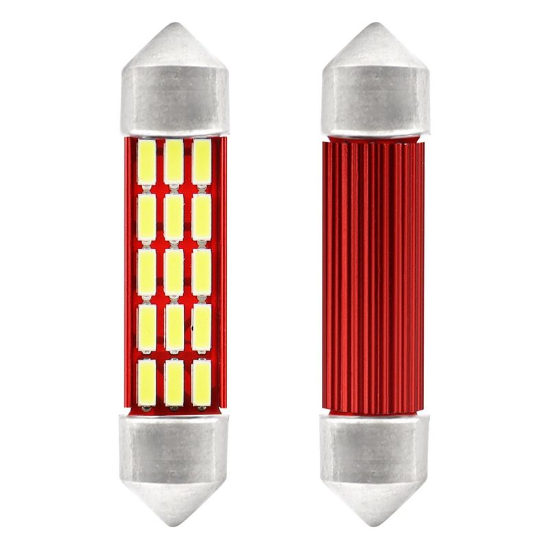Żarówki LED CANBUS 4014 20SMD Festoon C5W C10W C3W 41mm White 12V 24V - AMIO AMI01634