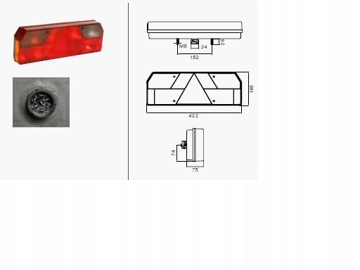 Lampa tył - ASPOCK A25-5400-507