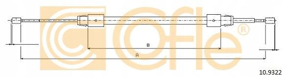 Linka h-ca pr mercedes a w168 98-04 - COFLE 10.9322