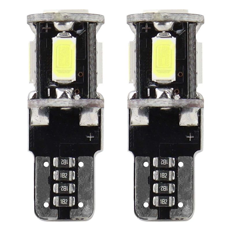 Żarówki LED CANBUS 5SMD 5730 T10 W5W White - AMIO AMI01628