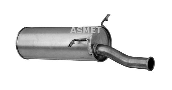 Tłumik układu wydechowego tył - ASMET ASM09.063
