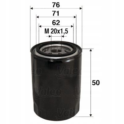 Filtr oleju - VALEO 586001