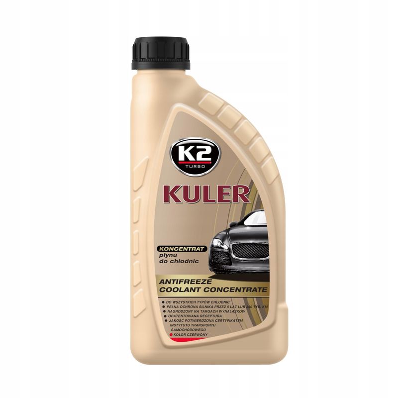 Płyn do chłodnic kuler 1l konc czerwony - K2 MELLE MELT211C