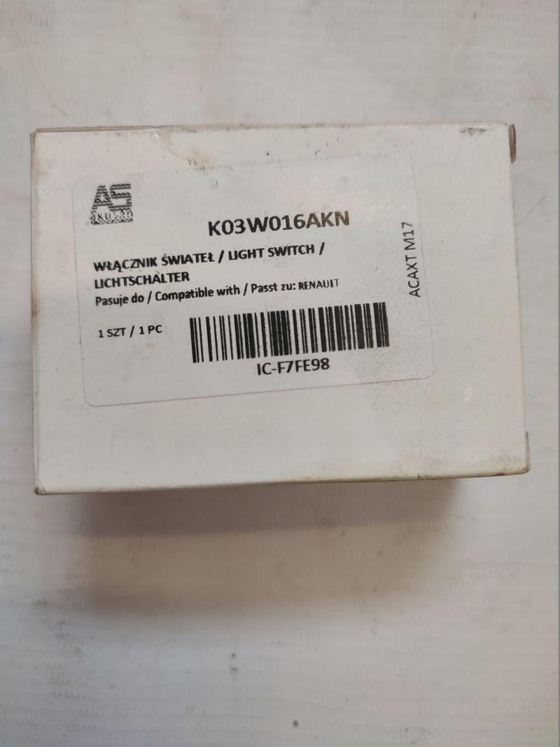 Włącznik świateł - AKUSAN K03W016AKN