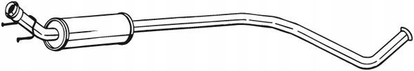 Tłumik układu wydechowego środkowy - BOSAL BOS287-287