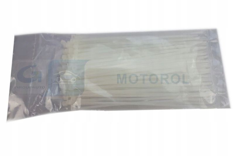 Opaska kablowa biala 150 x 2,5 opa.100sz - LICENT LICCT25150