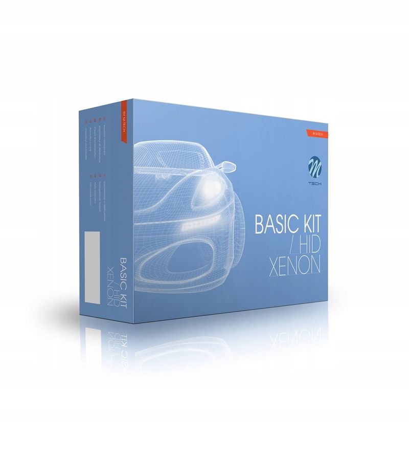 Zestaw xenon basic 12v h4bix 4300k cyfr - M-TECH MTEKACBH443