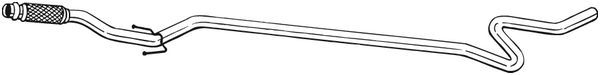 Rura wydechowa - BOSAL BOS975-515