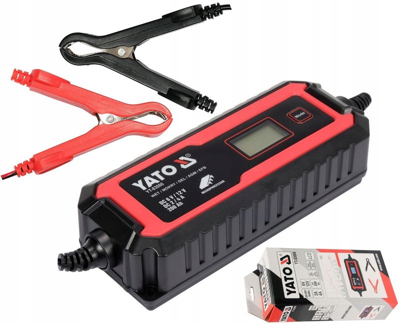 Prostownik elektroniczny 6v/2a, 12v/4a - YATO YT83000