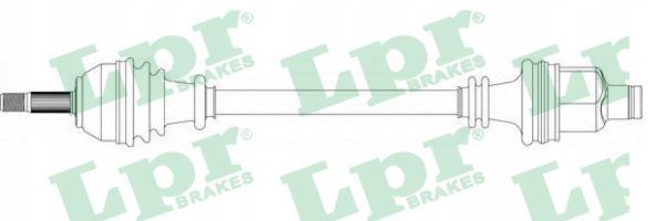 Półoś renault clio ii (bb_, cb_)_clio ii hatchback van (sb0/… - LPR DS39133