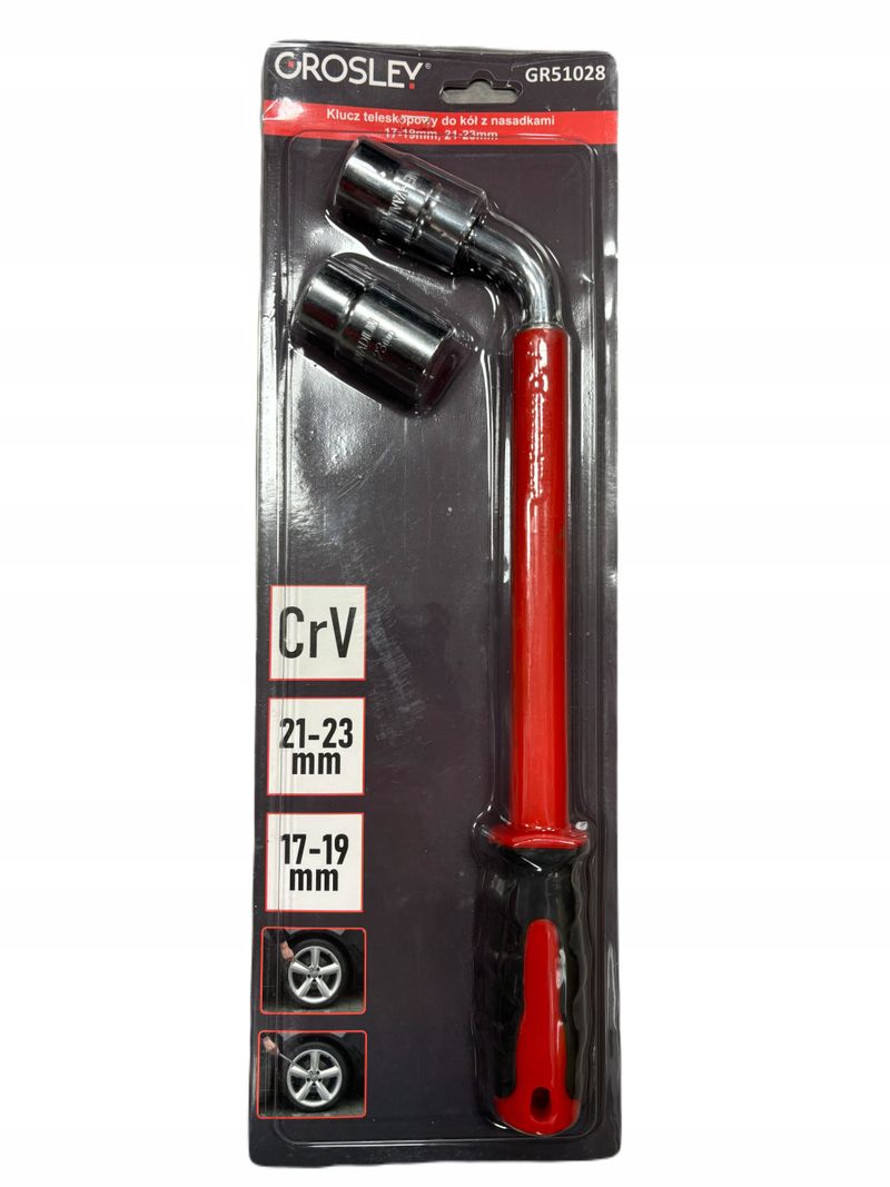 Klucz do kol teles.nasad 17/19 i 21/23mm - GROSLEY SATGR51028