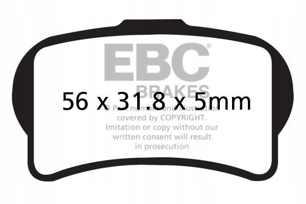 Klocki hamulcowe. moto. - EBC Brakes FA644TT