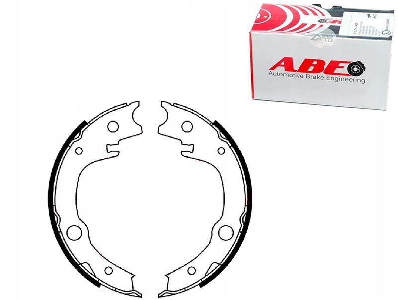 Szczęka hamulcowa - ABE C02078ABE