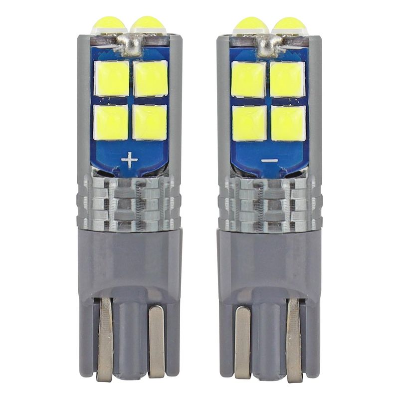 Żarówki LED W5W CANBUS 10SMD 3030 T10 12V 24V - AMIO AMI02447