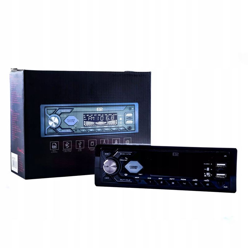 Radio samochodowe 1 din usb micro sd bt EPCR05B