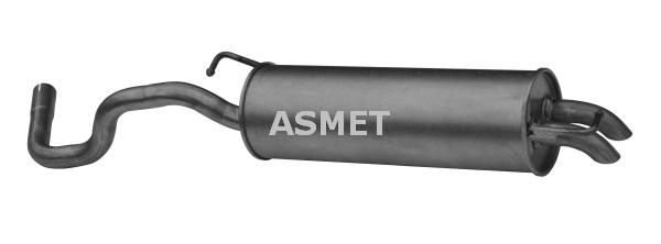 Tłumik układu wydechowego tył - ASMET ASM03.056