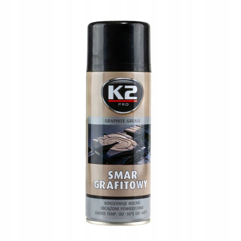 K2-smar grafitowy 400ml spray do kon - K2 MELLE MELW130