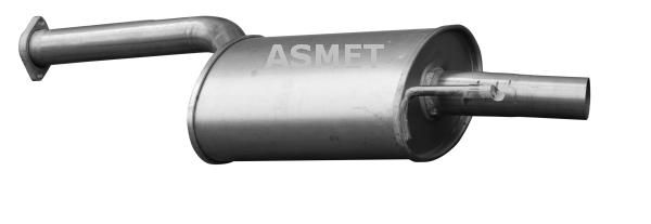 Tłumik układu wydechowego przód - ASMET ASM01.013