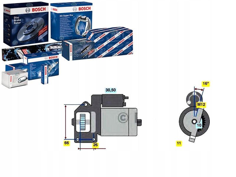 Rozrusznik - BOSCH 0 986 024 040