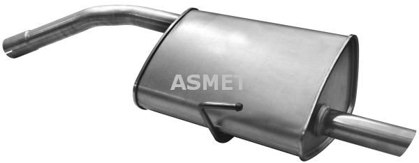 Tłumik układu wydechowego tył - ASMET ASM29.009