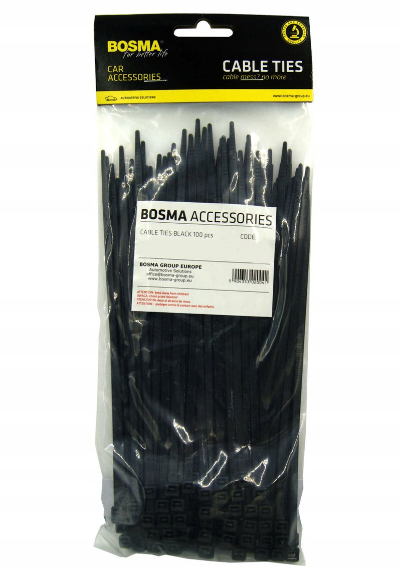 Opaska kabl.czarna 120 x 2,5 - BOSMA LED5435