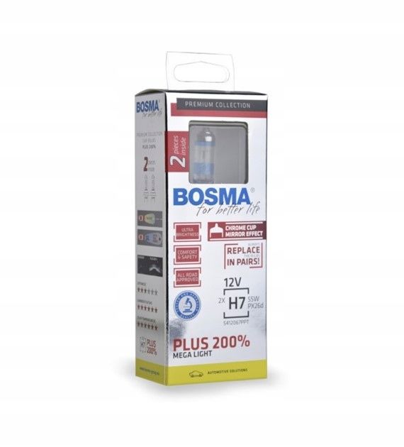 Zar.plus 200% h7 12v/55w px26d - BOSMA LED7701